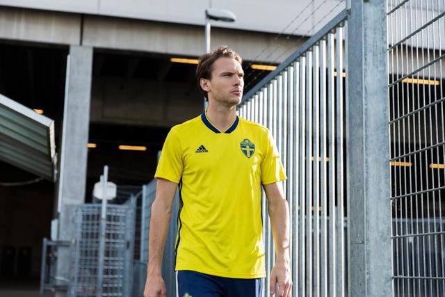 Schweden-Nationalmannschaft 2018 Saison Heimtrikot Einführung